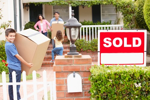 Local removals crew handling household items in Ratcliff